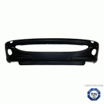 FRONT BUMPER BLACK WITH HOLES FOR FOG LAMP WITH SPOJLER WITH TUV PEUGEOT 206 98- 