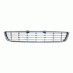 GRILL IN FRONT BUMPER MIDDLE WITH CHROME FRAME VW GOLF VI 08-13