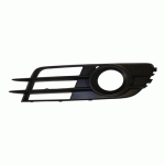 GRILL PLASTIC IN FRONT BUMPER WITH HOLES FOR FOG LAMPS BLACK RIGHT AUDI A6 11-15