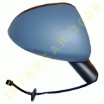 DOOR MIRROR RIGHT ELECTRICAL PRIMED WITH HEATER OPEL CORSA E 14-