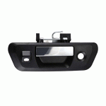 DOOR HANDLE FOR LUGGAGE DOOR CHROME/BLACK W/KEY & CAMERA HOLE NISSAN P/U NP300 NAVARA 15-