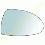 GLASS FOR DOOR MIRROR RIGHT ELECTRICAL WITH HEATER OPEL CORSA E 14-