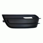 GRILL IN FRONT BUMPER LEFT WITHOUT HOLE FOR FOG LAMP BLACK AUDI A1 10-15