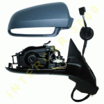 DOOR MIRROR RIGHT ELECTRICAL PRIMED FOLDABLE WITH HEATER 3 DOORS 7 PIN AUDI A3 03-08