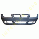 FRONT BUMPER PRIMED WITH HOLES FOR PARK DISTANCE CONTROL AND HEAD LAMP WASHERS BMW 3 series E90 SEDAN/E91 WAGON 05-08