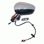 DOOR MIRROR LEFT ELECTRICAL PRIMED WITH HEATER AND INDICATOR AND FOLDABLE (WITH CHROME BASE) CITROEN DS3 10-13