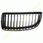 GRILL LEFT PLASTIC CHROME/BLACK BMW 3 series E90 SEDAN/E91 WAGON 05-08