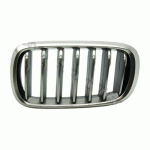 GRILL PLASTIC LEFT CHROME-CHROME-BLACK BMW X6 14-