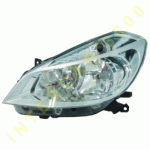 ФАР ЛЯВ ЕЛЕКТРИЧЕСКИ С МОТОР H7/H7 ХРОМ RENAULT CLIO 06- 09