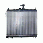 РАДИАТОР ВОДЕН 372x495x19 1.1i/1.3i/1.4i/1.6i +/- A/C (ЗА ПЕРКА 23 cm)(NISS.67495) HYUNDAI GETZ 02-06 