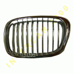 GRILL PLASTIC LEFT NICKEL 00- (FRAME + RIBS) BMW 5 series E39 96-03 