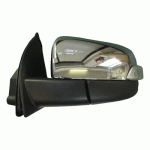 DOOR MIRROR LEFT ELECTRICAL WITHOUT HEATER WITH INDICATOR AND FOOT LIGHT CHROME FORD RANGER 13-16