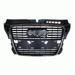 РЕШЕТКА ПЛАСТИЧНА С НИКЕЛИРАНИ ЛАЙСНИ* AUDI A3 08-13