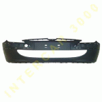 FRONT BUMPER BLACK -05 PEUGEOT 307 01-08