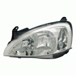 HEAD LAMP LEFT WITH MOTOR H7/H7 04- OPEL CORSA C 00-06 