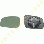 GLASS FOR DOOR MIRROR LEFT WITH HEATER VW POLO 99-02 
