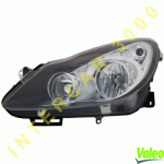 ФАР ЛЯВ ЧЕРЕН VALEO OPEL CORSA D 06-11