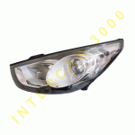 HEAD LAMP LEFT BLACK/CHROME WITH WHITE INDICATOR H7/H7 HYUNDAI ix 35 10-
