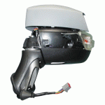 DOOR MIRROR LEFT ELECTRICAL PRIMED FOLDABLE WITH HEATER AND INDICATOR AND FOOT LAMP FORD KUGA 08-13 