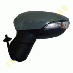 ОГЛЕДАЛО ЛЯВО ГРУНДИРАНО ЕЛЕКТРИЧЕСКО С НАГРЕВАТЕЛ С МИГАЧ ПРИБИРАЩО FORD FIESTA 08-13 