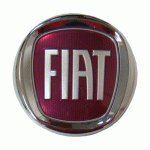 ЕМБЛЕМА ЗАДНА (ǿ 95mm) FIAT 500 07- 