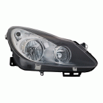 ФАР ДЕСЕН ЕЛЕКТРИЧЕСКИ С МОТОР ХРОМ/ЧЕРЕН OPEL CORSA D 06-11