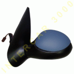 DOOR MIRROR LEFT PRIMED WITH HEATER PEUGEOT 206 98- 