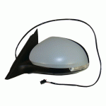 DOOR MIRROR LEFT ELECTRICAL PRIMED WITH HEATER WITH INDICATOR AND DOWN LIGHT SKODA YETI 10-14
