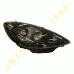 HEAD LAMP RIGHT ELECTRICAL WITH MOTOR SMOKED PEUGEOT 1007 05- 