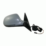DOOR MIRROR RIGHT ELECTRICAL PRIMED WITH HEATER AND INDICATOR AND LANE ASSIST FUNCTION 8 PIN AUDI A6 08-11
